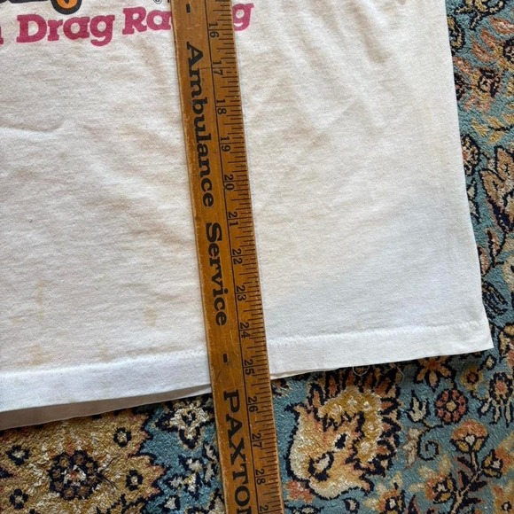 Vintage 1987 Budweiser Summer National Drag Racing T shirt - Picture 5 of 6